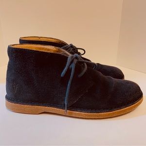 Frye Leather suede High top Dressy/Causal Navy Youth 3